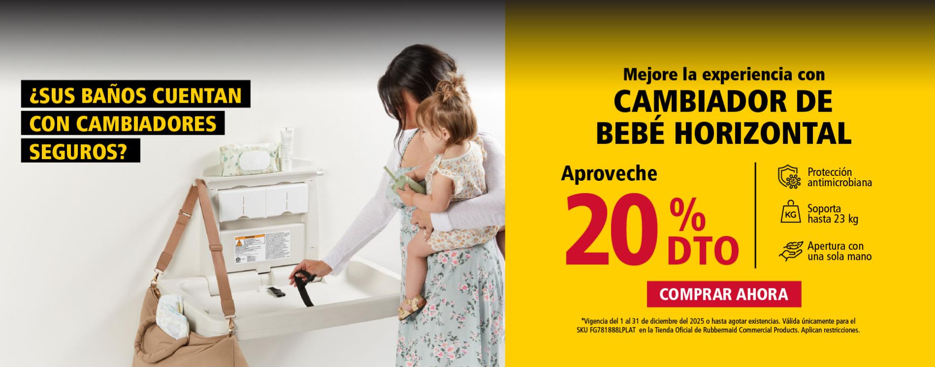 cambiador de bebé