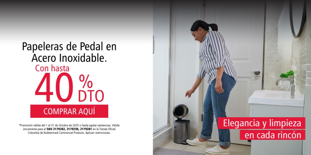 Papeleras de Pedal en acero inoxidable Rubbermaid