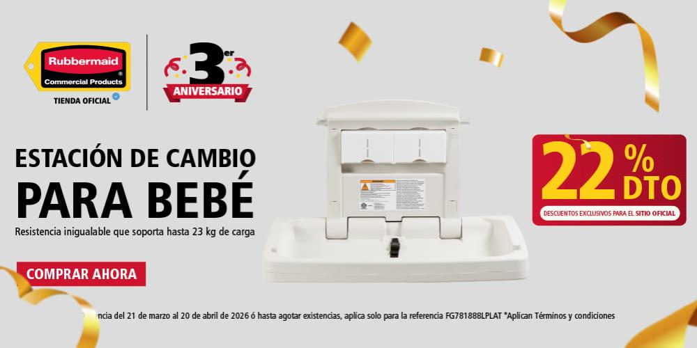 Estación de cambio de pañal Rubbermaid