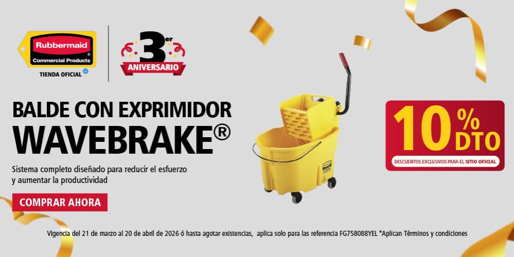 Balde con exprimidor 