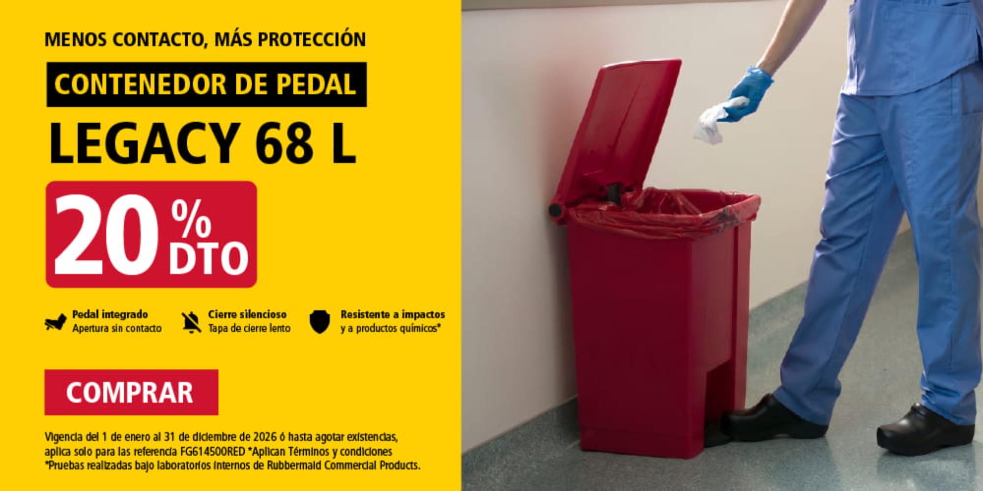Papeleras-de-pedal-Rubbermaid-para-hospitales