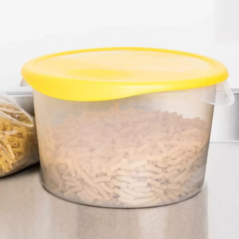 Contenedor Redondo Rubbermaid 11 Litros para Almacenamiento de Alimentos FG572624CLR_4