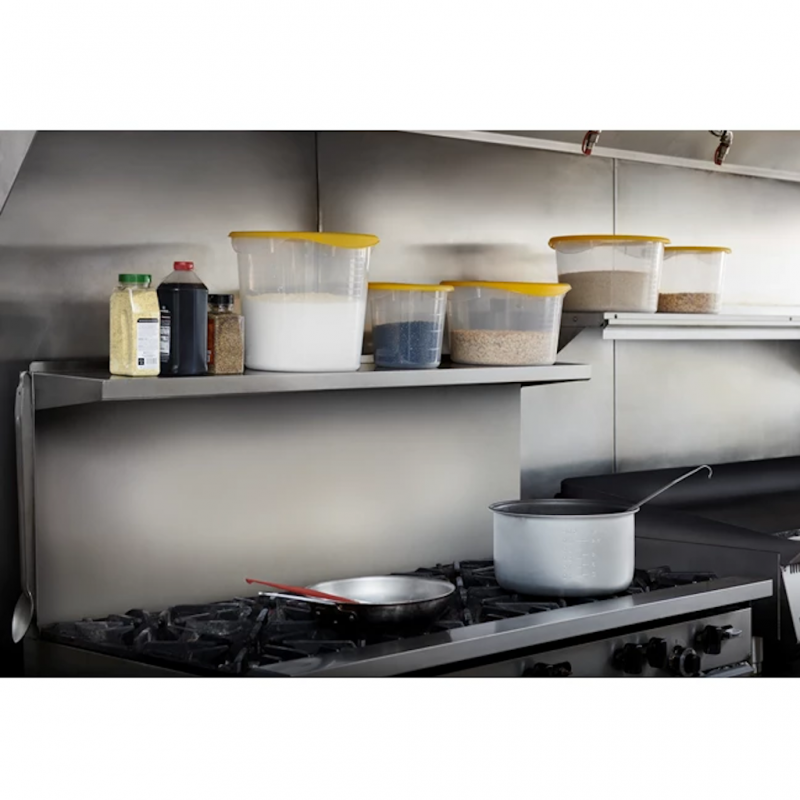 Contenedor Redondo Rubbermaid 20 Litros para Almacenamiento de Alimentos FG572824CLR_5