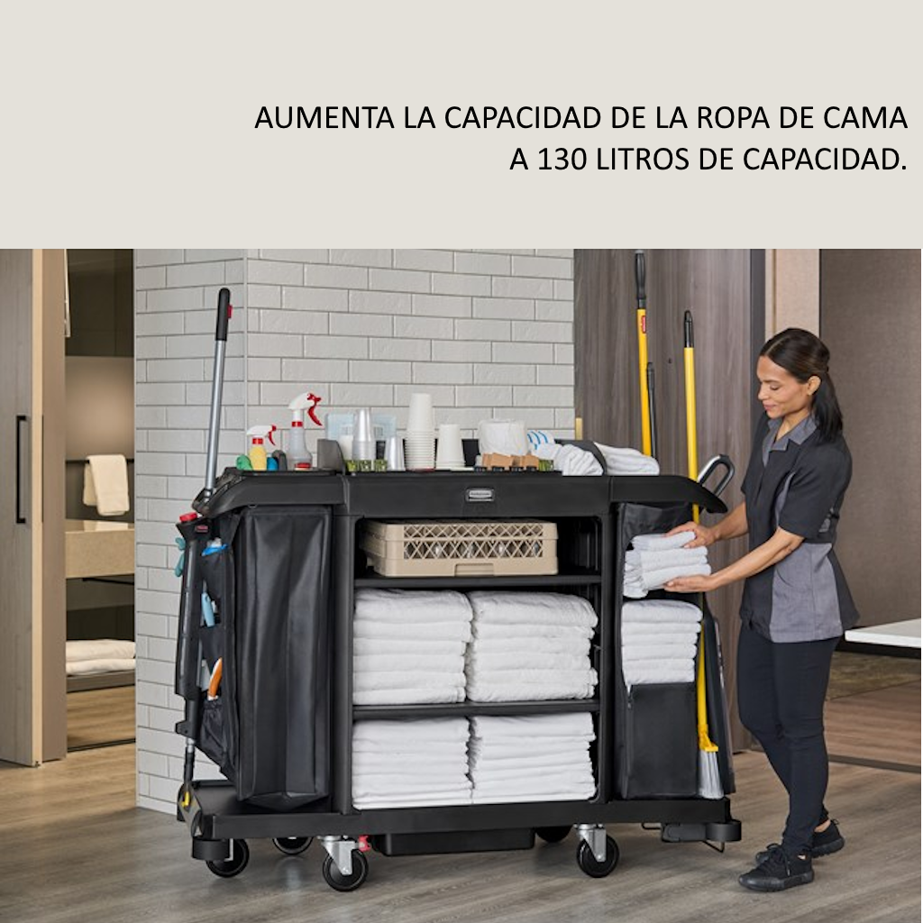 Bolsa de Vinilo Repuesto para Carro de Limpieza Carga Lateral Rubbermaid 2202526_5