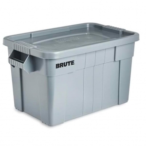 Caja BRUTE Tote con Tapa 20 Galones (75.7 Litros)  FG9S3100GRAY_1