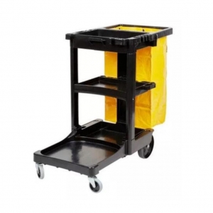 Carro de limpieza Bolsa Amarilla + Balde Escurridor 33 litros WaveBrake FG617388BLA + FG758088YEL_3