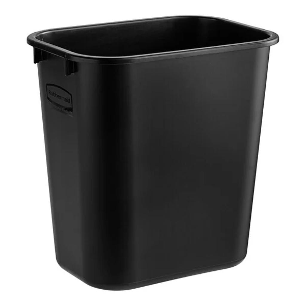 Papelera Tipo Escritorio 13 Litros Negro Sin Tapa FG295500BLA_1
