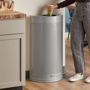 Contenedor Decorativo Media Luna Gris 45 Litros FGSH12EPLSM_3