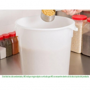 Recipiente Redondo Para Alimentos Con Tapa 20.8 Litros FG572800WHT - FG573000YEL_3