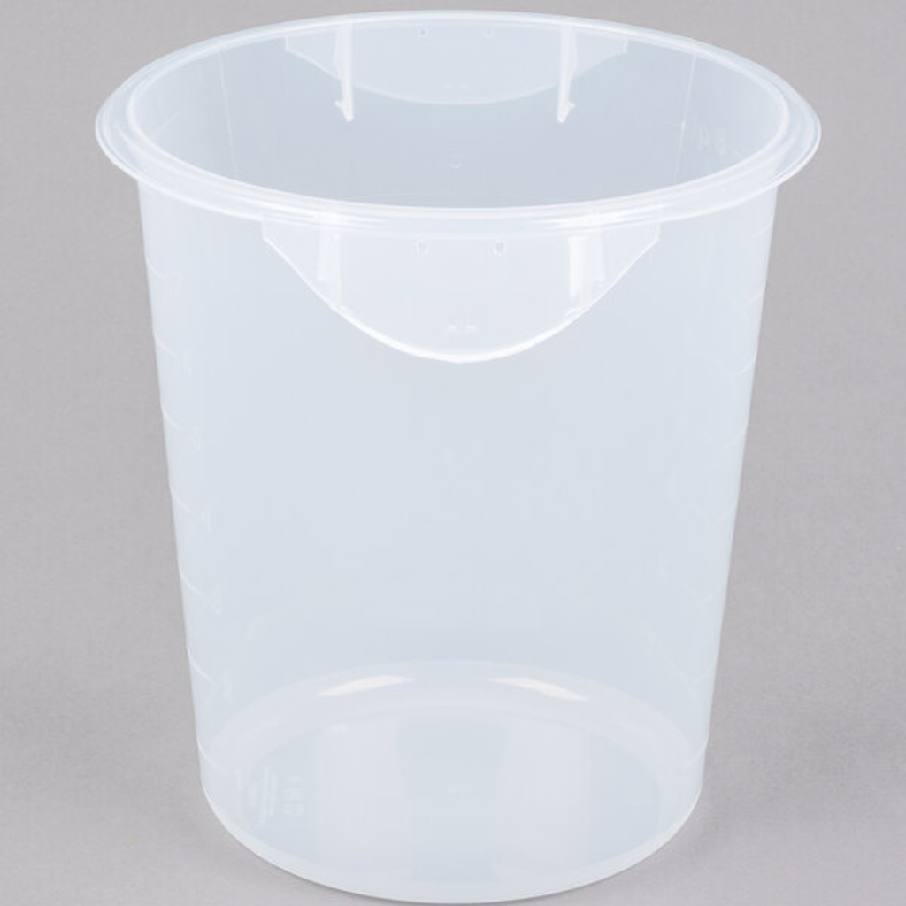 Contenedor Redondo Rubbermaid 7.6 Litros para Almacenamiento de Alimentos FG572424CLR_6