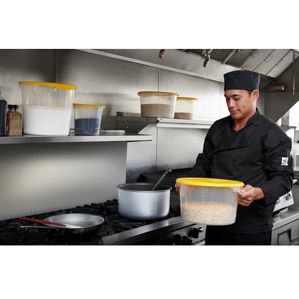 Contenedor Redondo Rubbermaid 3.8 Litros para Almacenamiento de Alimentos FG572124CLR_7