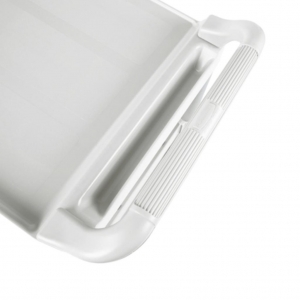 Carro de Servicio Abierto Tres Estantes 300 Libras Blanco FG409100OWHT_6