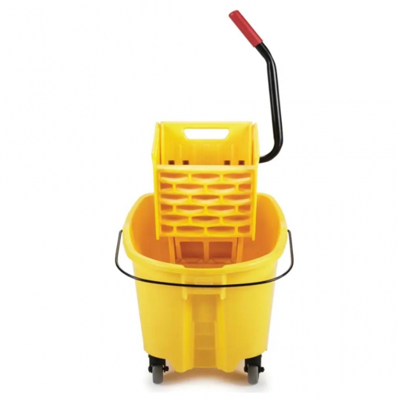 Kit de Limpieza: Carro limpieza + Balde WaveBrake 33 Litros + Señal de piso _8