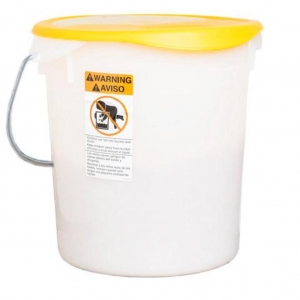 Recipiente Redondo Para Alimentos Con Tapa y Manija 20.8 Litros FG572900WHT - FG573000YEL_3