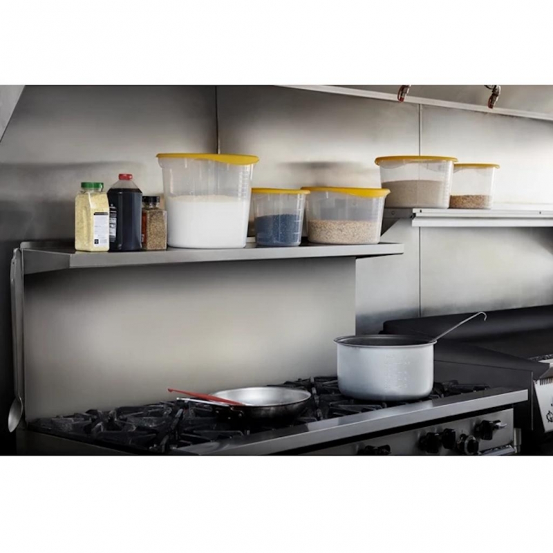 Contenedor Redondo Rubbermaid 5.6 Litros para Almacenamiento de Alimentos FG572324CLR_6