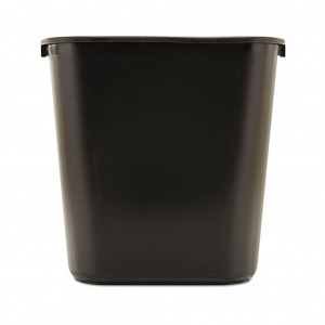 Papelera Rectangular Mediana 26.6 Lt Negro Rubbermaid FG295600BLA_2