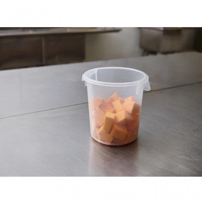 Contenedor Redondo Rubbermaid 3.8 Litros para Almacenamiento de Alimentos FG572124CLR_5