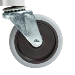 Carro de Servicio Abierto Tres Estantes 300 Libras Blanco FG409100OWHT_4