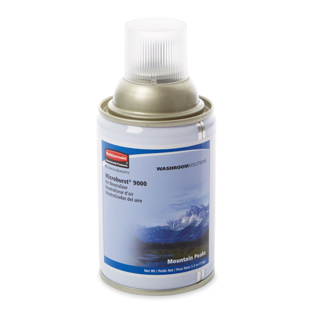 Repuesto para Dispensador de Olores Rubbermaid Microburst 9000 Aroma Picos de Montaña FG4012461_1