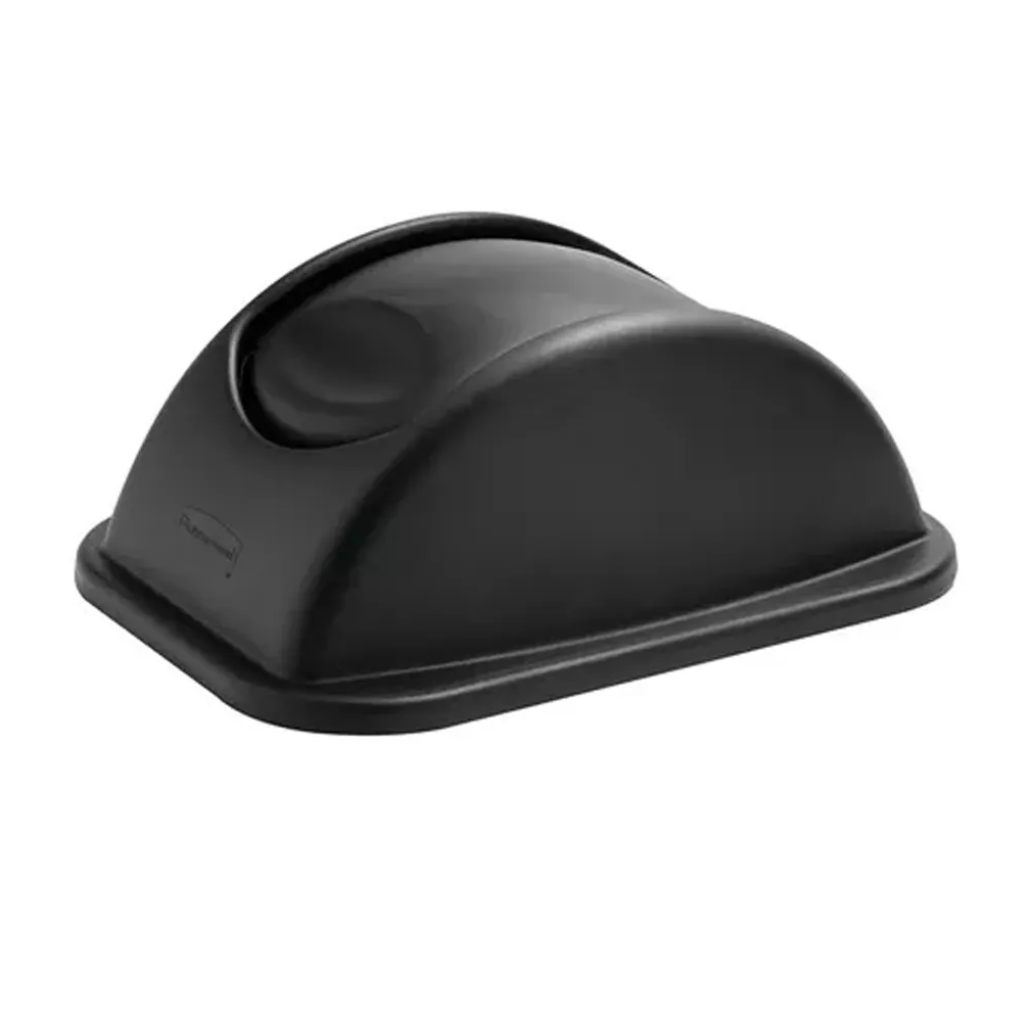 Tapa para Papelera Rectangular Mediana 26.6 Lt Negro Rubbermaid FG306600BLA_1