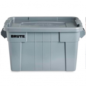Caja BRUTE Tote con Tapa 20 Galones (75.7 Litros)  FG9S3100GRAY_2