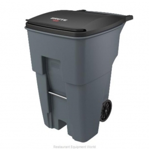 Rubbermaid FG9W2200GRAY Contenedor Brute® con Ruedas 360 litros Gris_1