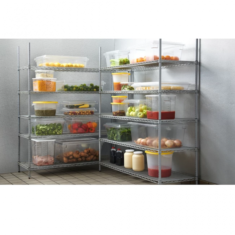 Contenedor Redondo Rubbermaid 20 Litros para Almacenamiento de Alimentos FG572824CLR_6