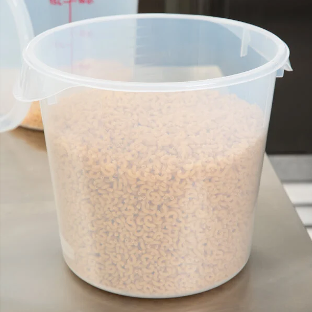 Contenedor Redondo Rubbermaid 17 Litros para Almacenamiento de Alimentos FG572724CLR_4