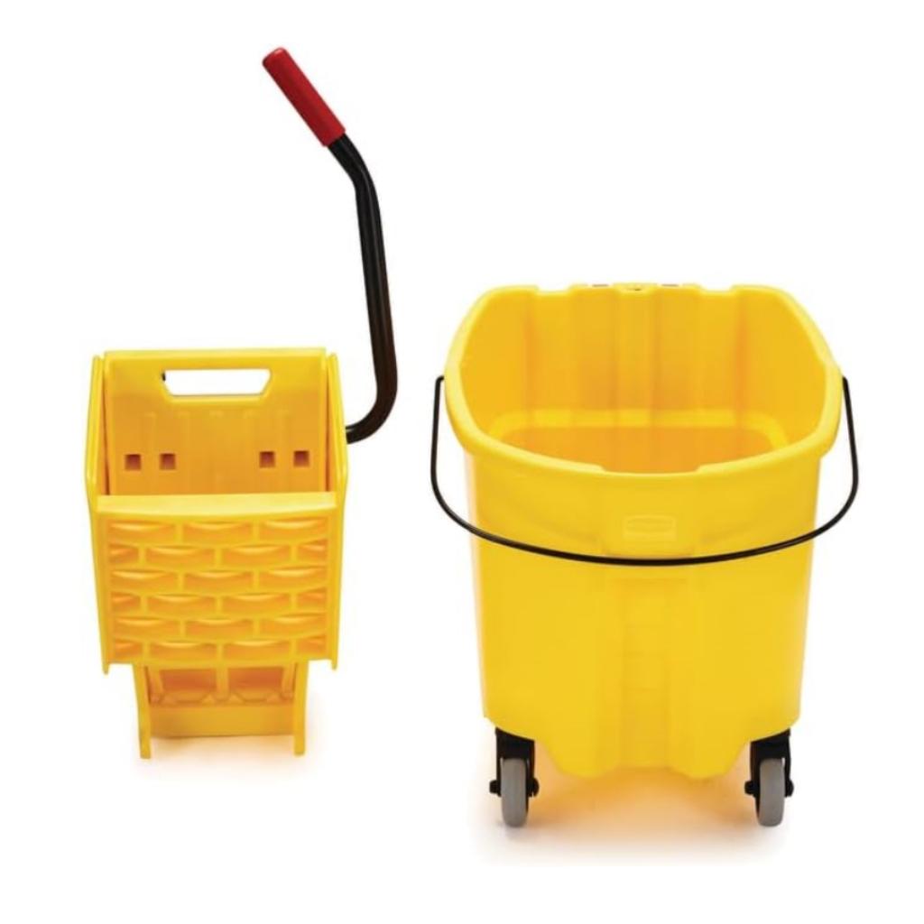 Kit de Limpieza: Carro limpieza + Balde WaveBrake 33 Litros + Señal de piso _10