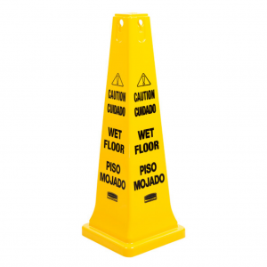 Cono de Seguridad para Piso Mojado 91cm Rubbermaid FG627677YEL_1