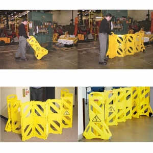 Barrera Móvil Seguridad Extensible Amarilla FG9S1100YEL_11