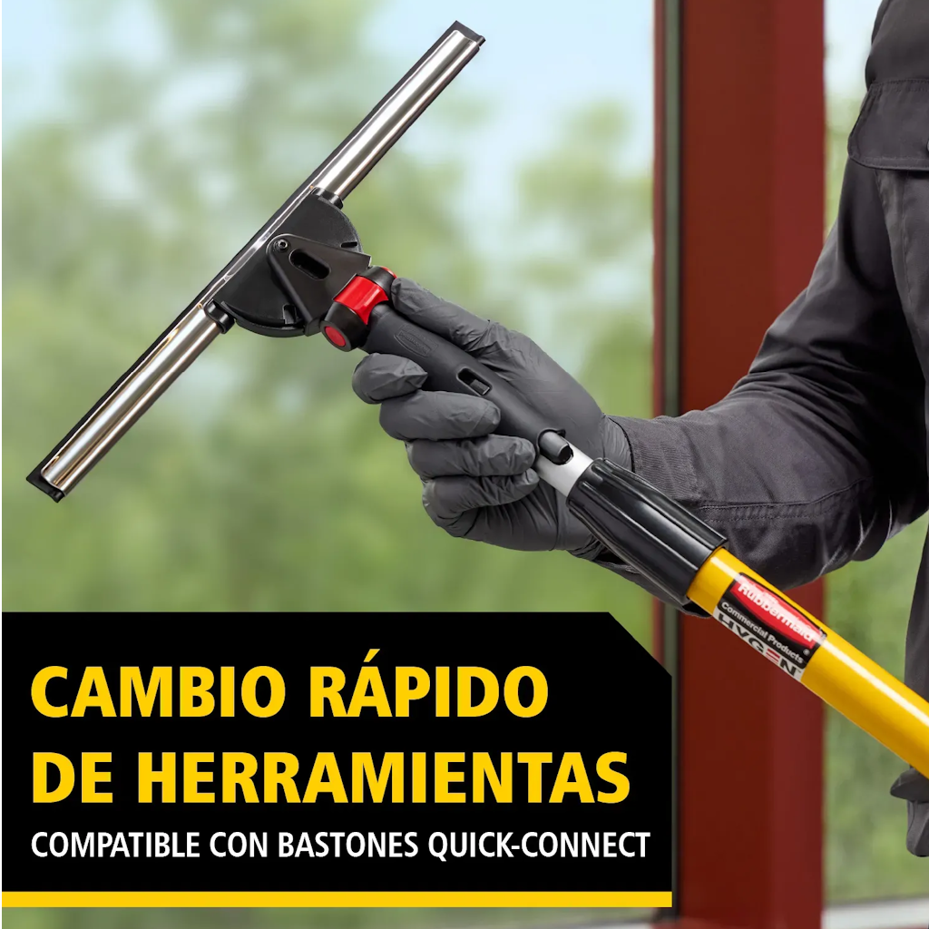 Limpiavidrios Profesional Rubbermaid 35 cm Sin Marcas Acero Inoxidable 2221950_4