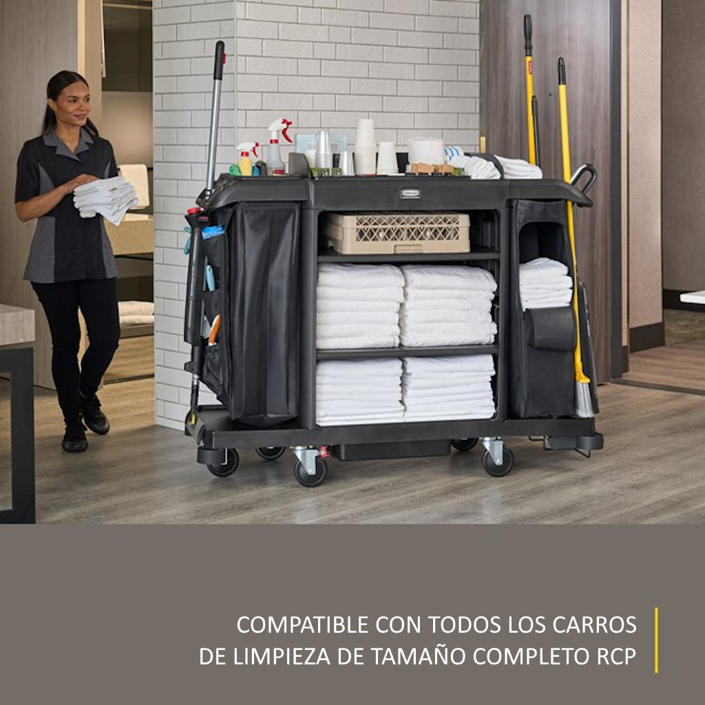 Bolsa de Vinilo Repuesto para Carro de Limpieza Carga Lateral Rubbermaid 2202526_4