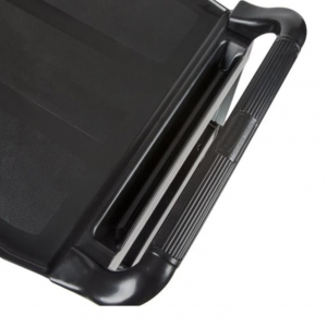 Carro de Servicio Abierto Tres Estantes 300 Libras Negro FG409100BLA_5