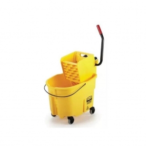 Carro de limpieza Bolsa Amarilla + Balde Escurridor 33 litros WaveBrake FG617388BLA + FG758088YEL_5