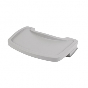 Silla Comedor Bebé Rubbermaid Sin Ruedas Gris Gratis Bandeja FG781408PLAT_13