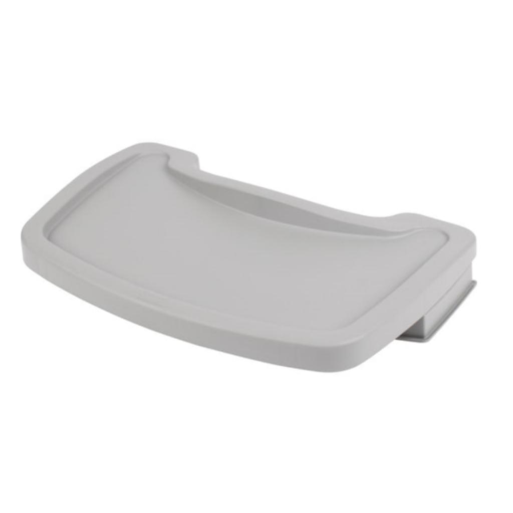 Silla Comedor Para Bebé Rubbermaid Sin Ruedas Gris + Bandeja FG781408PLAT _11