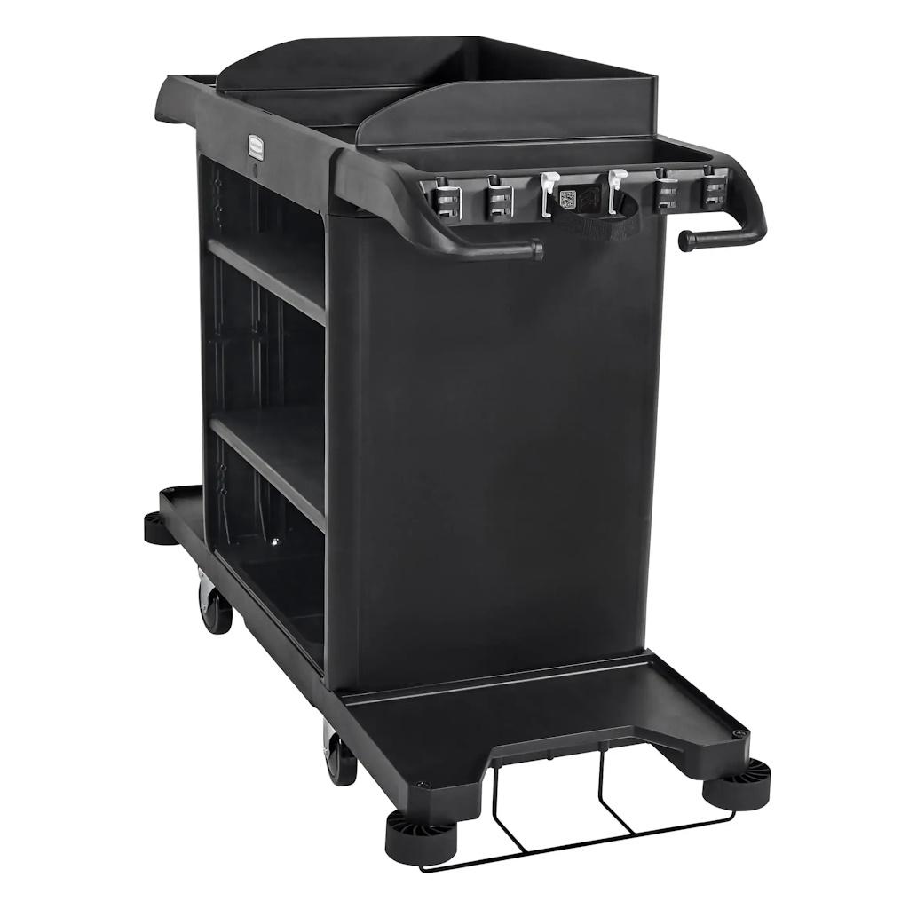 Carro Camarista Rubbermaid Negro de Gran Capacidad 2202581 _2