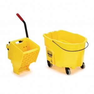 Balde Escurridor 33 litros Rubbermaid WaveBrake® Amarillo FG758088YEL_6