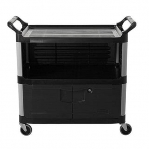 Carro de Instrumentos Xtra® con Puertas Negro FG409500BLA_1