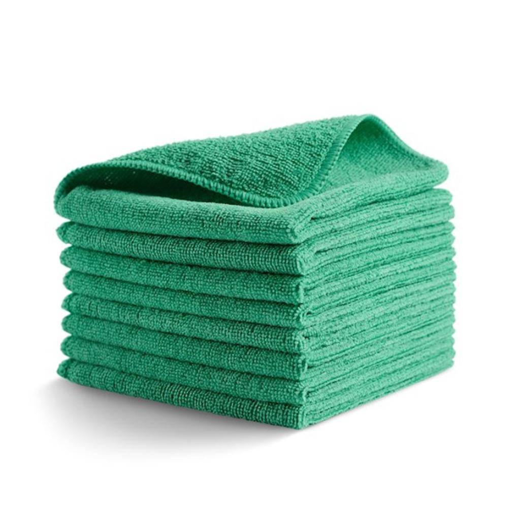 Kit x24 Paños de Microfibra Rubbermaid HYGEN R-40 40x40 cm Verde_3