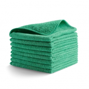 Kit x24 Paños de Microfibra Rubbermaid HYGEN R-40 40x40 cm Verde_3