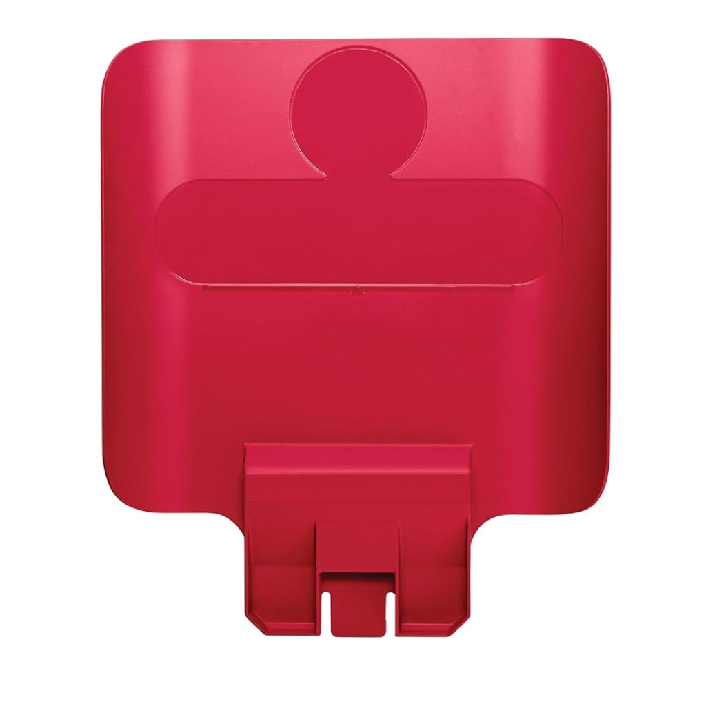 Letrero Rojo para estación de reciclaje Slim Jim 87 Lts Rubbermaid 2007905_1
