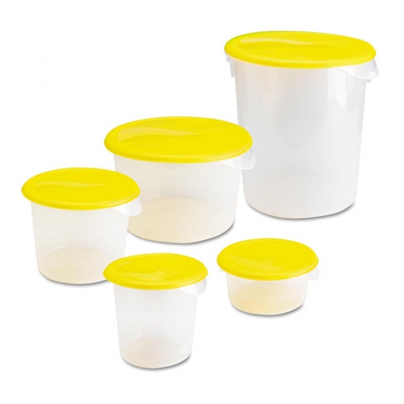 Contenedor Redondo Rubbermaid 5.6 Litros para Almacenamiento de Alimentos FG572324CLR_8