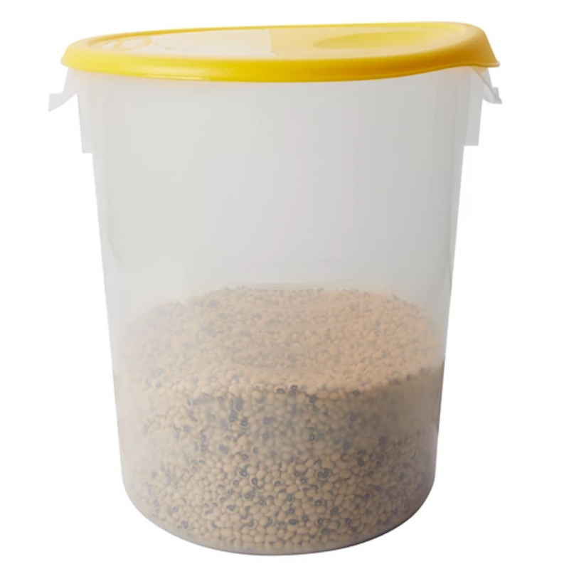 Contenedor Redondo Rubbermaid 20 Litros para Almacenamiento de Alimentos FG572824CLR_2