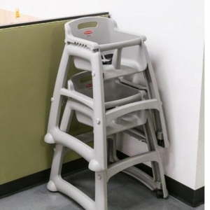 Silla Comedor Bebe Restaurante Con Ruedas Gris FG780508PLAT_2