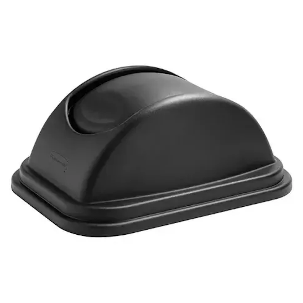 Tapa para Papelera Rectangular Grande 40 Lt Negro Rubbermaid FG306700BLA_3