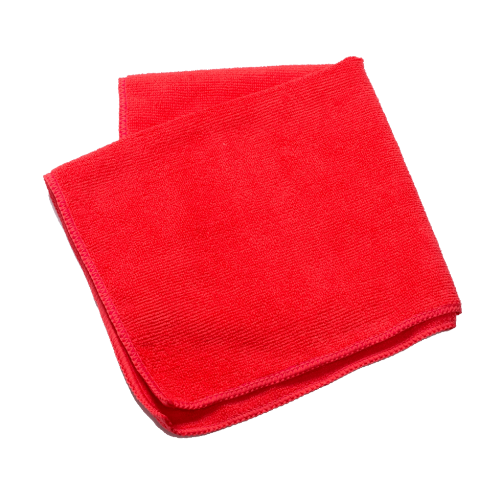 Kit x24 Paños de Microfibra Rubbermaid HYGEN R-40 40x40 cm Rojo_2