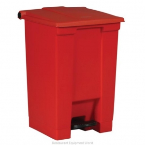 Papelera de Pedal 45 Lts Roja Rubbermaid FG614400RED_1