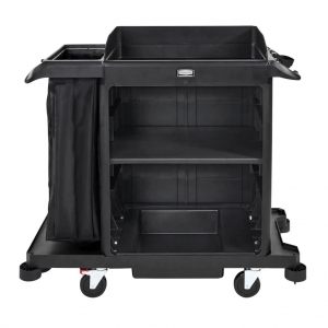 Carro Camarista Compacto Negro Rubbermaid 2202585_2